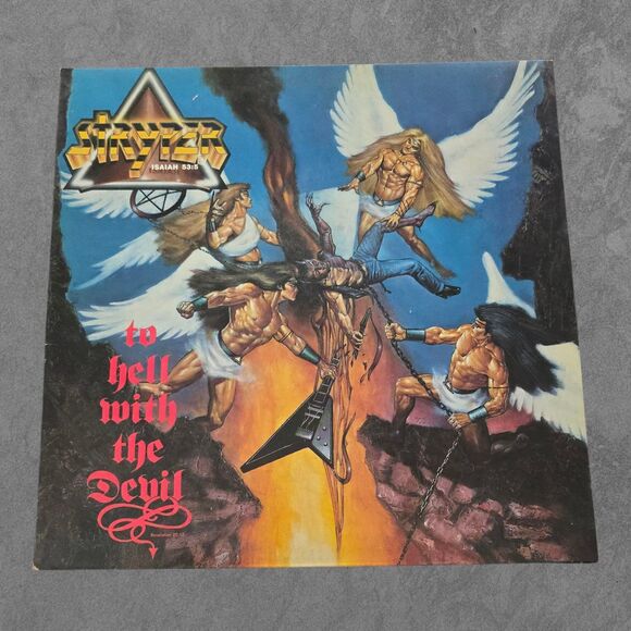 Stryper - To Hell With The Devil LP - Enigma [PJAS-73237] 1986 ORIG Banned Cover - Picture 1 of 8